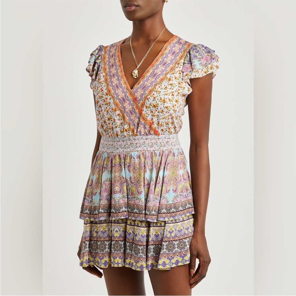 Alice + Olivia Multicolor Floral Jumpsuit